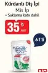MİS İP KÜRDANLI DİŞ İPİ 61'Lİ MİS İP KÜRDANLI DİŞ İPİ 61'Lİ